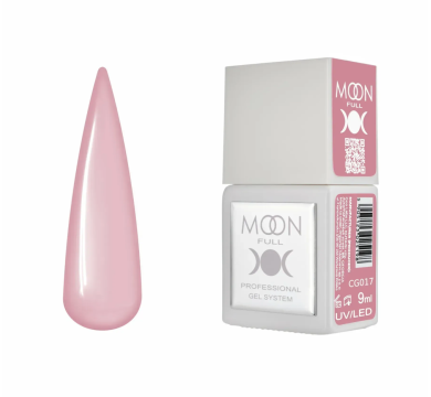 Гель-лак Moon Full Gel Polish Color №CG017, теплий рожевий, 9 мл