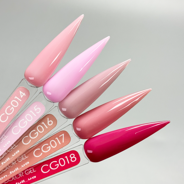 Гель-лак Moon Full Gel Polish Color №CG017, теплий рожевий, 9 мл
