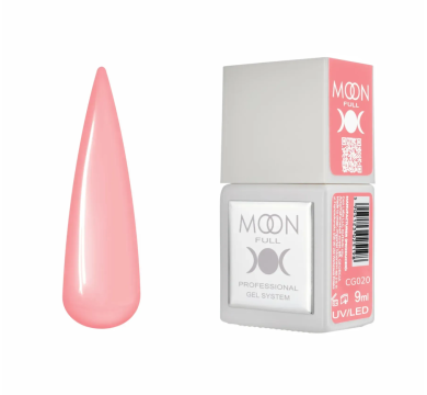 Гель-лак Moon Full Gel Polish Color №CG020, лососевый, 9 мл