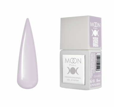 Гель-лак Moon Full Gel Polish Color №CG103, сіро-бежевий, 9 мл
