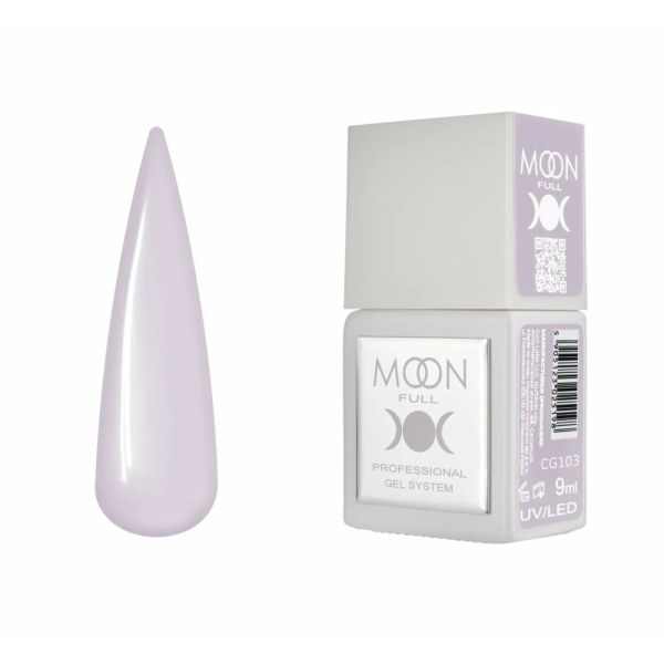 Гель-лак Moon Full Gel Polish Color №CG103, сіро-бежевий, 9 мл