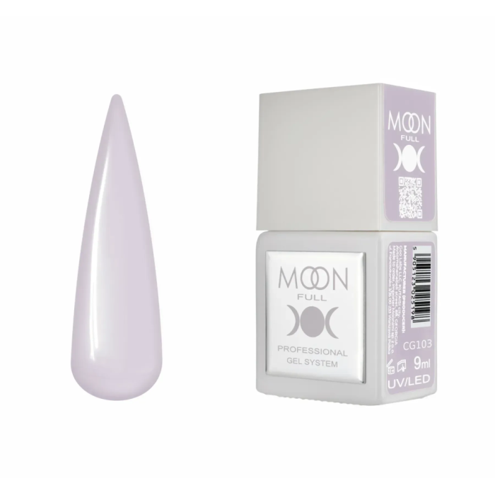 Гель-лак Moon Full Gel Polish Color №CG103, сіро-бежевий, 9 мл