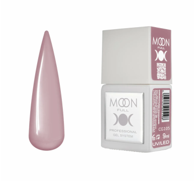 Гель-лак Moon Full Gel Polish Color №CG105, какао-коричневий, 9 мл