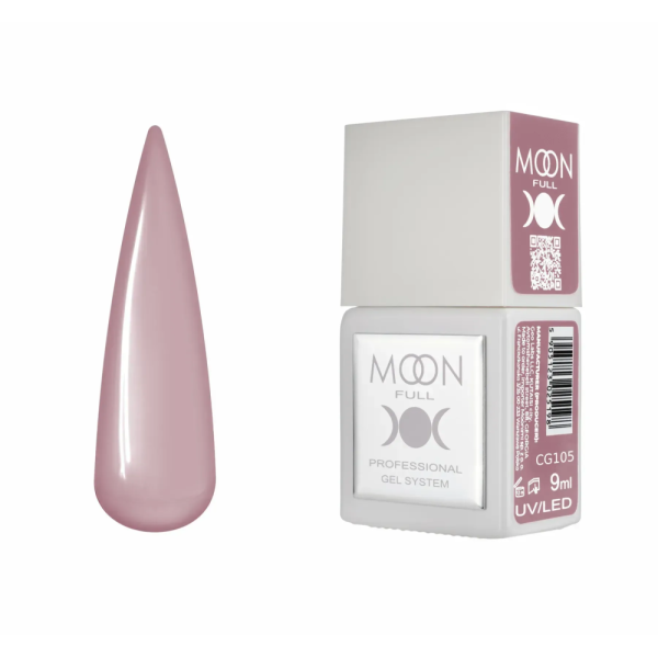 Гель-лак Moon Full Gel Polish Color №CG105, какао-коричневий, 9 мл