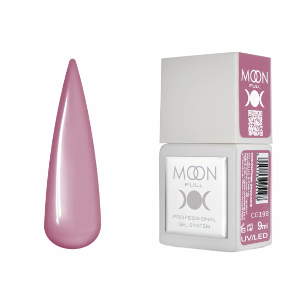 Гель-лак Moon Full Gel Polish Color №CG198, пиляна троянда, 9 мл