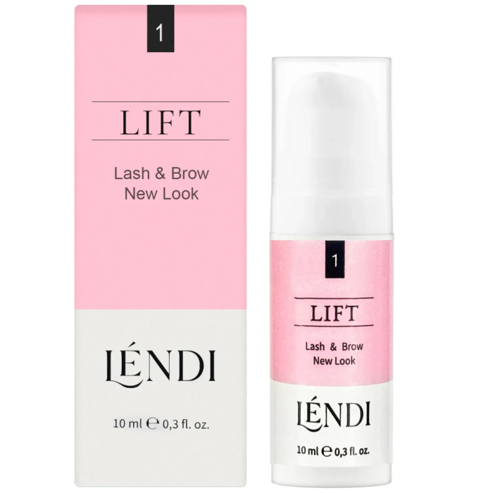 Склад для ламінування брів та вій Lendi Lash & Brow New Look №1, 10 мл