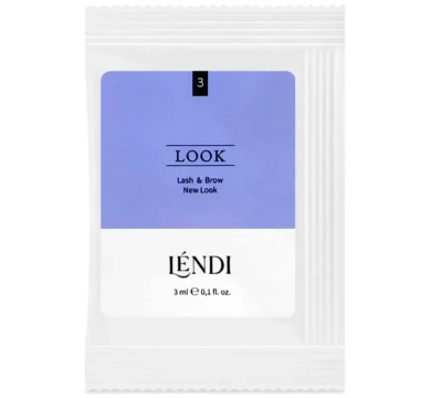 Склад для ламінування брів та вій Lendi Lash & Brow New Look №3, у саше, 3 мл (до 10.2026)
