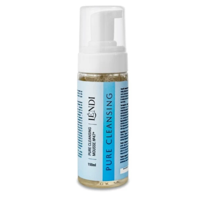 Пенка очищающая для бровей и ресниц Lendi Pure Cleansing, прозрачная, 150 мл