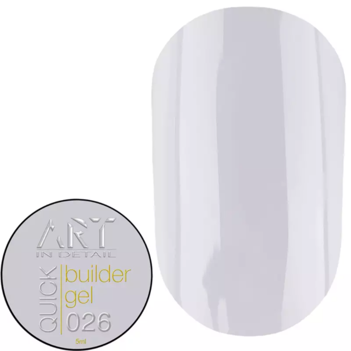 Гель для наращивания ART QUICK Builder Gel №026, лилово-молочный, 5 мл