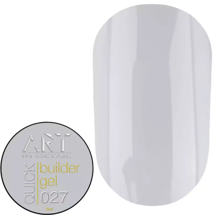 Гель для наращивания ART QUICK Builder Gel №027, молочно-серый, 5 мл