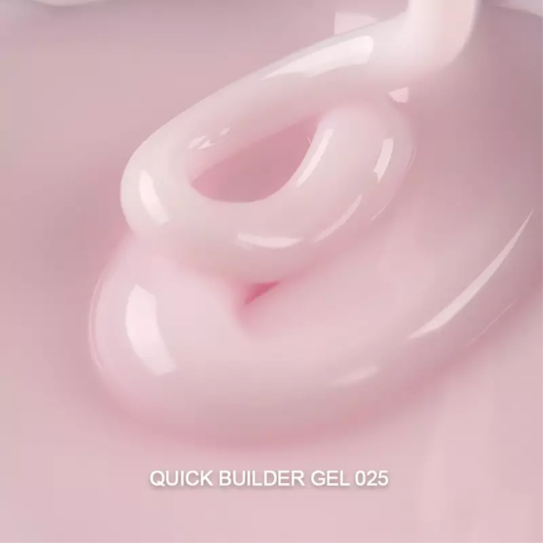 Гель для нарощування ART QUICK Builder Gel №025, молочно-рожевий, 15 мл