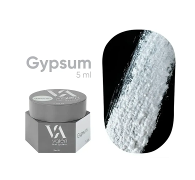 Гель гіпсовий Valeri Gypsum Gel New, білий, 5 мл
