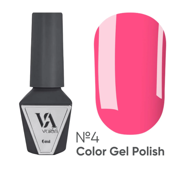 Гель-лак Valeri Color New №004, коралловый, 6 мл