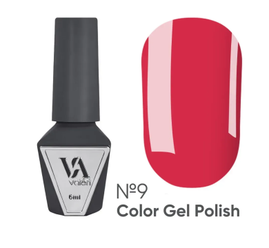 Гель-лак Valeri Color New №009, червоний, 6 мл