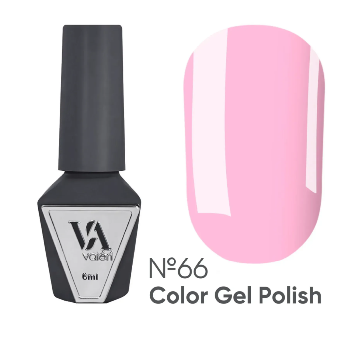 Гель-лак Valeri Color New №066, цукерково-рожевий, 6 мл