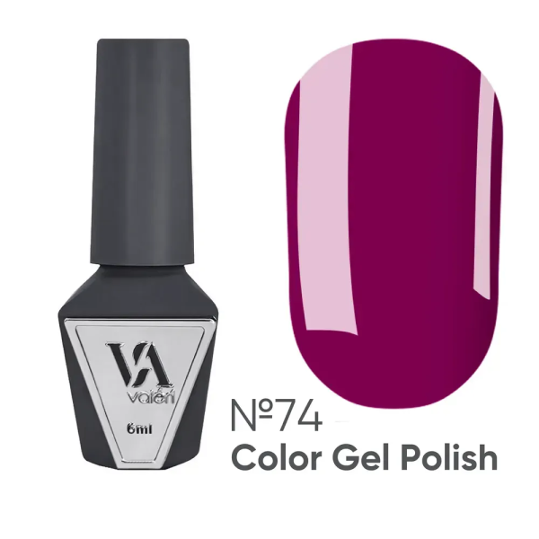 Гель-лак Valeri Color New №074, сливовый, 6 мл