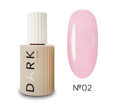 База камуфлююча DARK Pro Base Opal №02, яскраво-рожева з опаловим шиммером, 15 мл