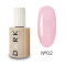 База камуфлююча DARK Pro Base Opal №02, яскраво-рожева з опаловим шиммером, 15 мл