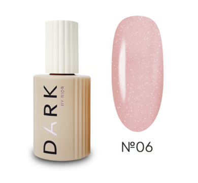 База камуфлирующая DARK Pro Base Opal №06, розово-бежевая с опаловым шиммером, 15 мл