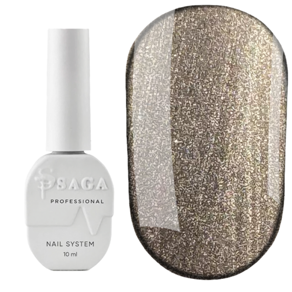 Гель лак-котяче око SAGA Professional Dream Сat №05, коричневий, 10 мл