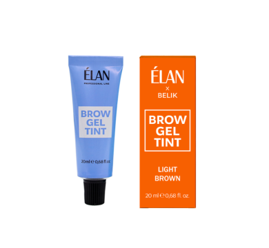 ELAN Brow Gel Tint Light Brown - гель-фарба для брів, світло-коричневий, 20 мл