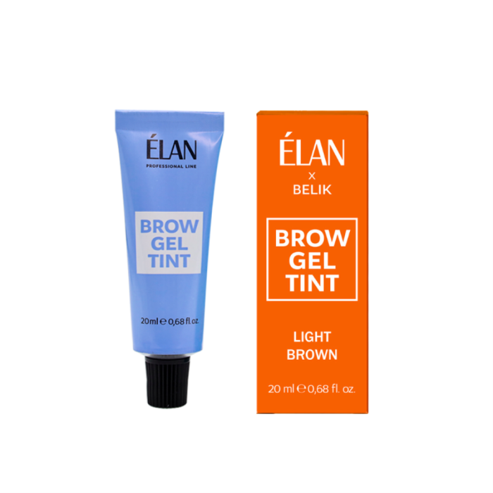 ELAN Brow Gel Tint Light Brown - гель-фарба для брів, світло-коричневий, 20 мл