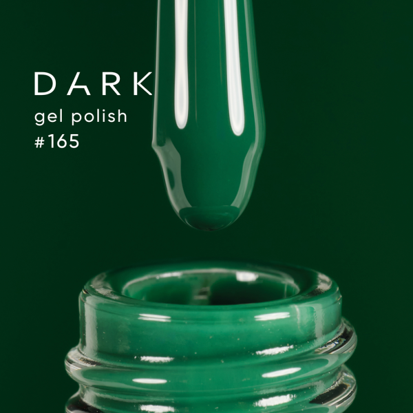 Гель-лак DARK Gel Polish №165, зелёный, 6 мл