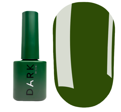 Гель-лак DARK Gel Polish №166, трав'янисто-зелений, 6 мл