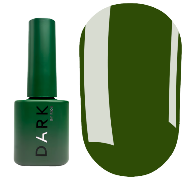 Гель-лак DARK Gel Polish №166, трав'янисто-зелений, 6 мл