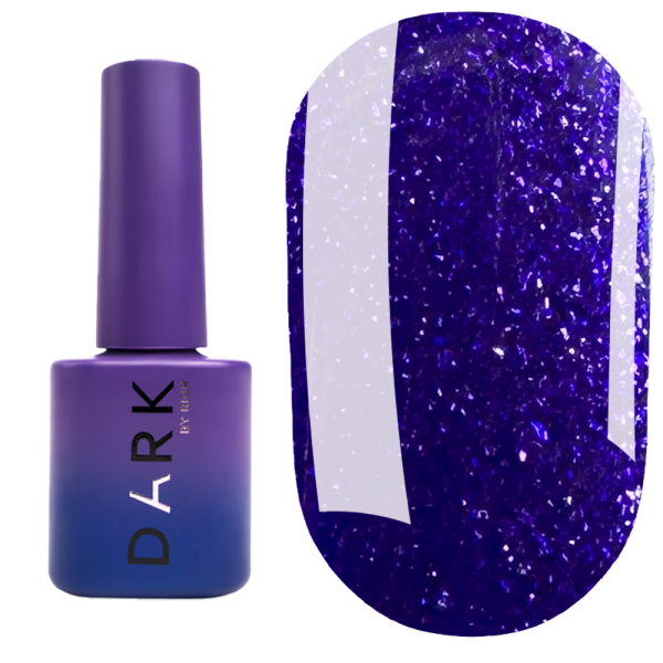 Гель-лак DARK Gel Polish №170, фиолетовый с фиолетовым шиммером, 6 мл