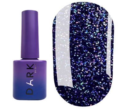 Гель-лак DARK Gel Polish №171, синій з великим шиммером, 6 мл