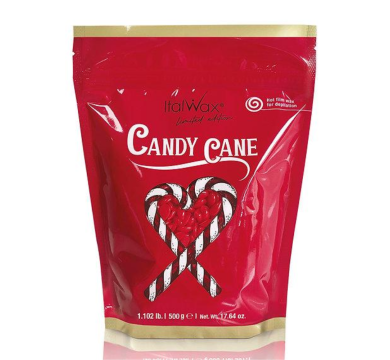 Воск для депиляции гранулированный ItalWax Candy Cane, 500 г - конфетка
