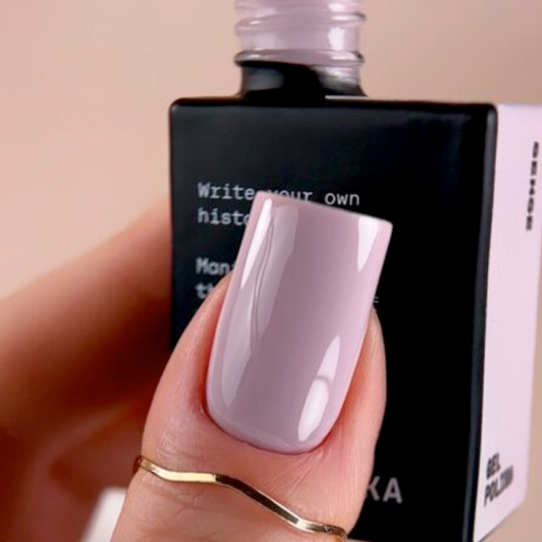 Гель-лак Biblioteka Gel Polish №25 Sense, нюдово-розовый, 10 мл
