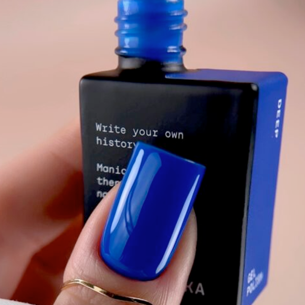 Гель-лак Biblioteka Gel Polish №31 Deep, синій, 10 мл