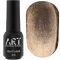 Гель-лак котяче око ART Moonlight Cat Eye №002, коричневий, 6 мл