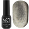 Гель-лак котяче око ART Moonlight Cat Eye №005, срібло, 6 мл