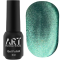 Гель-лак котяче око ART Moonlight Cat Eye №007, зелений, 6 мл