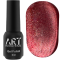 Гель-лак котяче око ART Moonlight Cat Eye №011, червоний, 6 мл