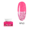 Змінний картридж Edlen Builder Gel Flash №63, світловідбиваючий малиновий, 15 мл