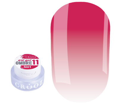 Гель-фарба Crooz 5в1 Art Gel Ombre №11, малинова, 3 мл