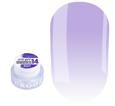 Гель-фарба Crooz 5в1 Art Gel Ombre №14, лілова, 3 мл