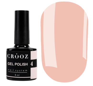 Гель лак Crooz Gel Polish №004, персиковий, 8 мл