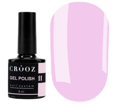 Гель лак Crooz Gel Polish №011, лилово-розовый, 8 мл