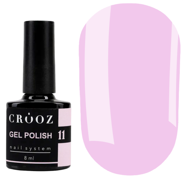 Гель лак Crooz Gel Polish №011, лилово-розовый, 8 мл