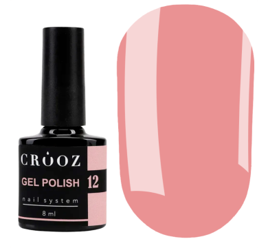 Гель лак Crooz Gel Polish №012, рожево-кораловий, 8 мл