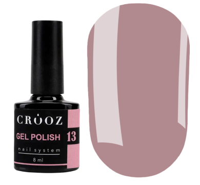 Гель лак Crooz Gel Polish №013, пудрово-рожевий, 8 мл