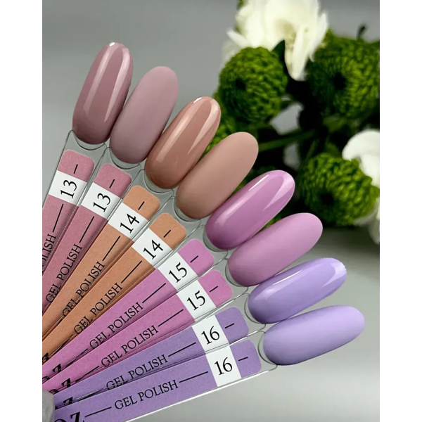 Гель лак Crooz Gel Polish №015, глибокий рожевий, 8 мл