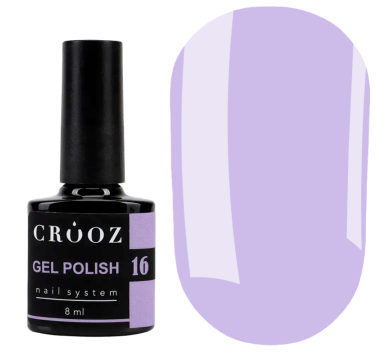Гель лак Crooz Gel Polish №016, бузковий, 8 мл