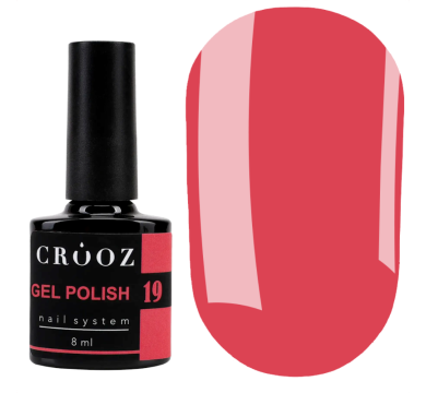 Гель лак Crooz Gel Polish №019, красно-малиновый, 8 мл