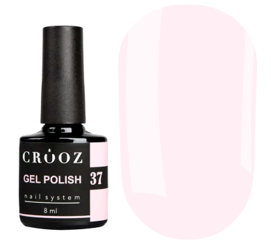 Гель лак Crooz Gel Polish №037, нежно-розовый, 8 мл
